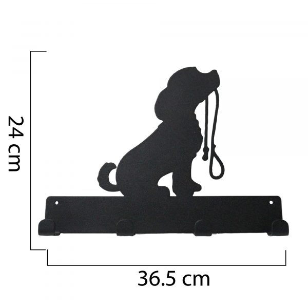 Perchero Perro Correa en Acero Cold Roll - Corte Láser - Imagen 4