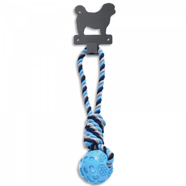 Porta Correas de Acero "Diseño de Pug" – Funcionalidad y Estilo para Tu Hogar - Imagen 2