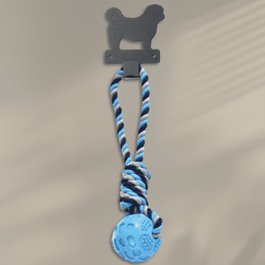 Porta Correas de Acero "Diseño de Pug" – Funcionalidad y Estilo para Tu Hogar