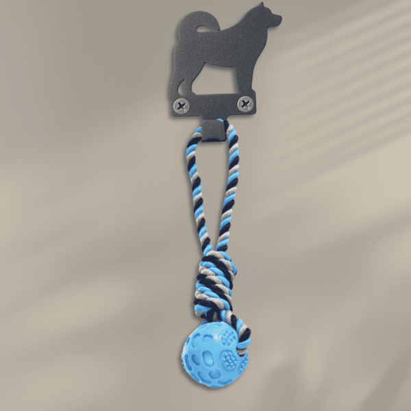 Porta Correas Para Mascotas En Acero: Estilo Akita Inu - Imagen 4