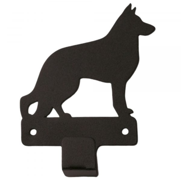 Porta Correas Para Mascotas En Acero: Estilo Pastor Alemán - Imagen 2