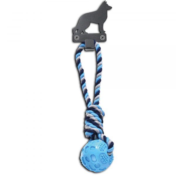 Porta Correas Para Mascotas En Acero: Estilo Pastor Alemán - Imagen 5