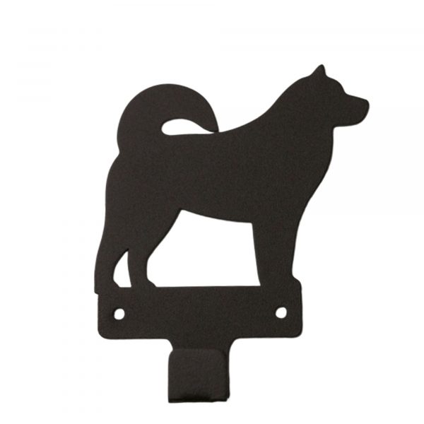 Porta Correas Para Mascotas En Acero: Estilo Akita Inu - Imagen 2