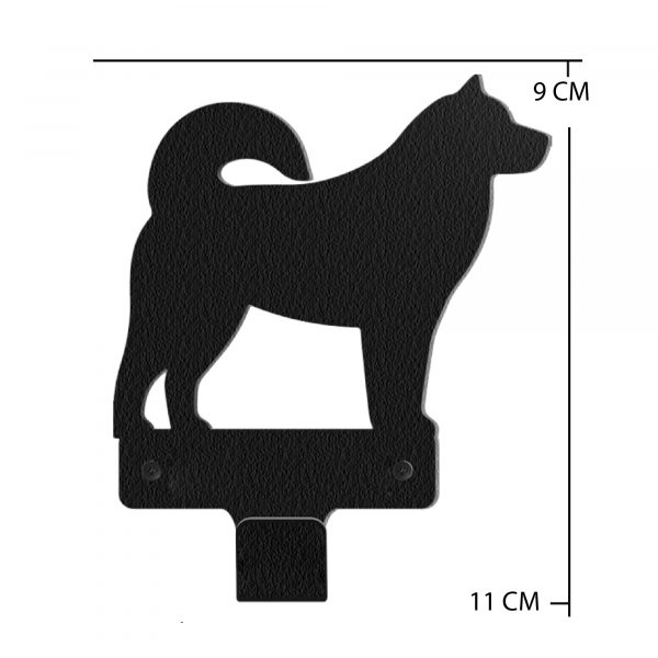 Porta Correas Para Mascotas En Acero: Estilo Akita Inu - Imagen 8