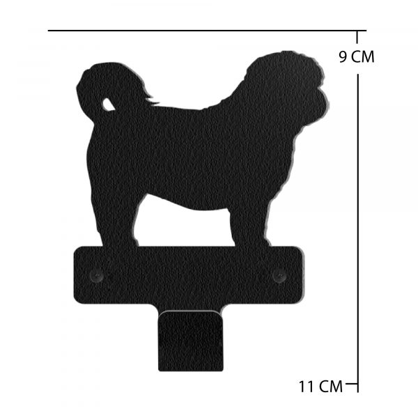 Porta Correas de Acero "Diseño de Pug" – Funcionalidad y Estilo para Tu Hogar - Imagen 10