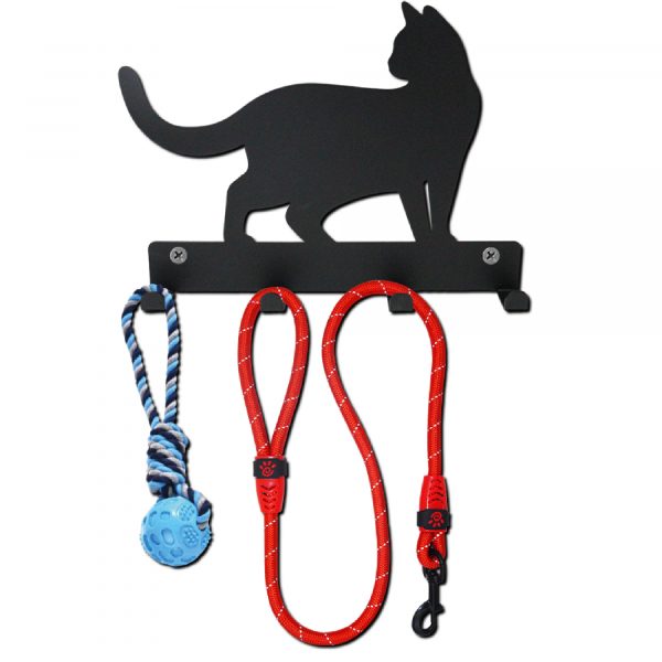 Perchero de acero Gato Grande para mascotas - Imagen 5