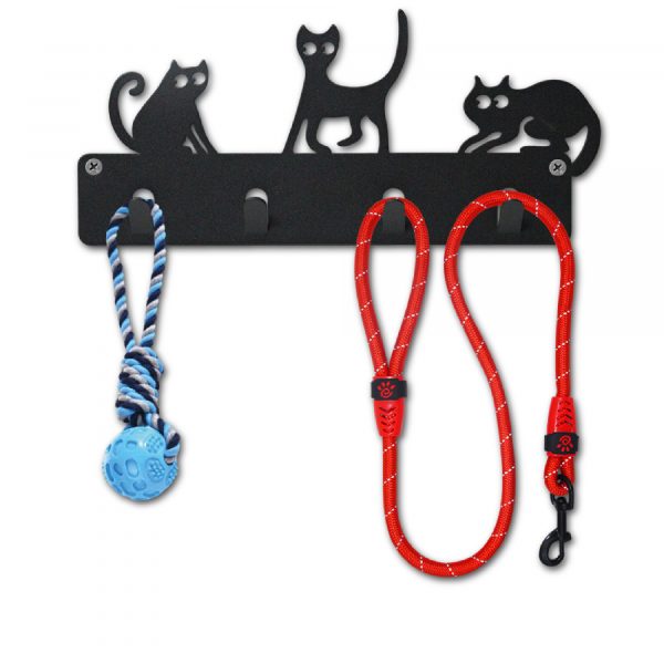 Perchero Para Mascotas En Acero: Estilo 3 Gatos Pequeños - Imagen 7