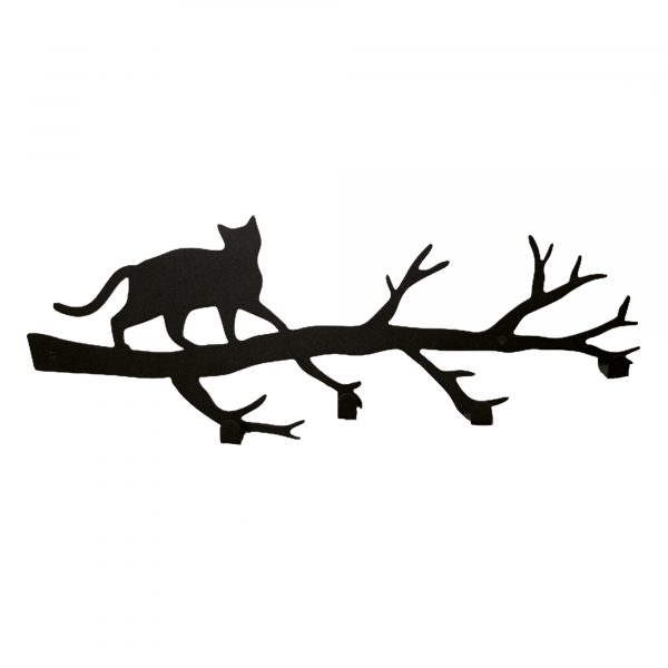 Perchero de Pared con Diseño de Gato en rama - Imagen 9
