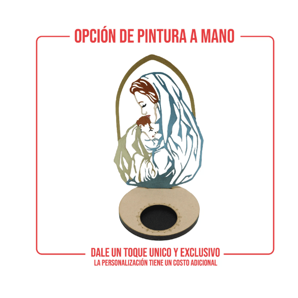 Porta Vela Religioso Personalizado con Proyección del Rostro de Jesús - Imagen 4