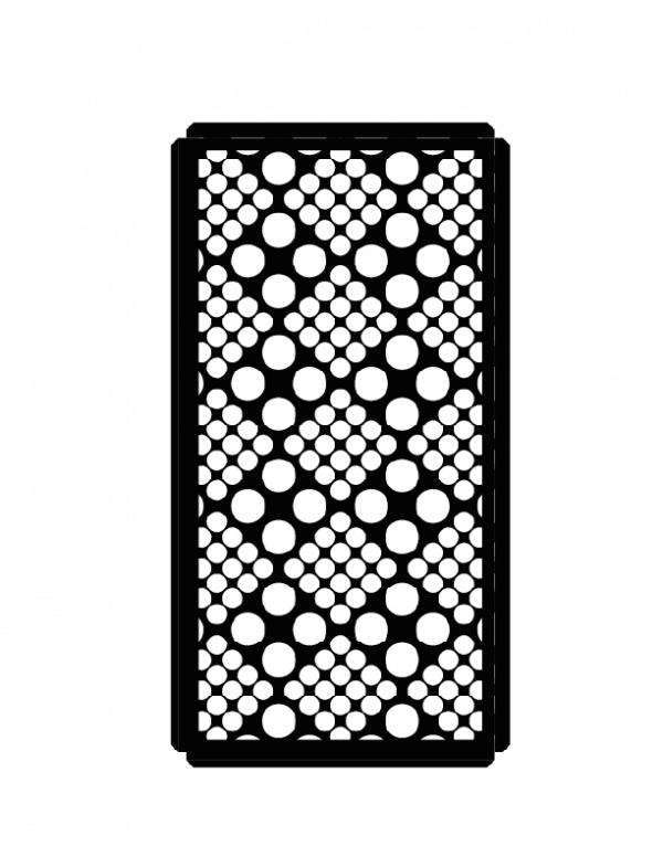 Panel metálico decorativo con Diseño de Círculos - Imagen 3
