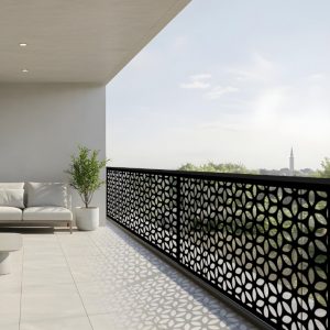Panel Decorativo Corte Láser Panel de hojas estilo urbana