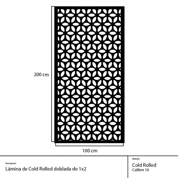 Panel Decorativo Corte Láser Panel de hojas estilo urbana - Imagen 2